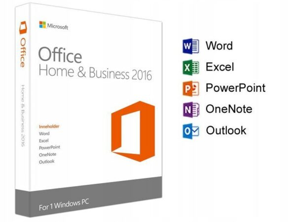 Microsoft Office 2016 Home and Business for Windows ESD 32/64 bit
